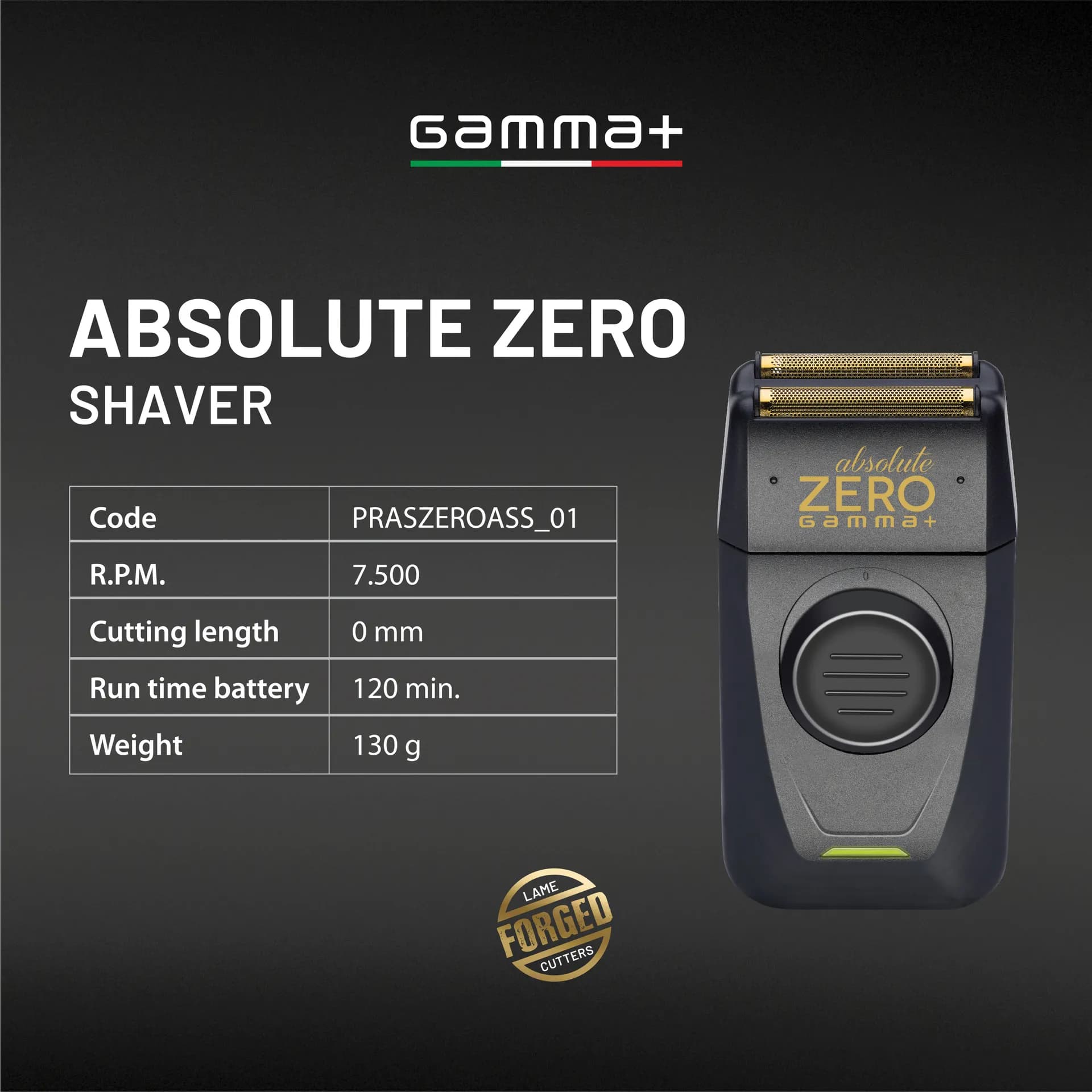 ABSOLUTE ZERO SHAVER View 1